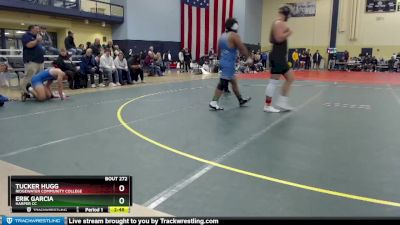 285 lbs Quarterfinal - Erik Garcia, Harper CC vs Tucker Hugg, Ridgewater Community College