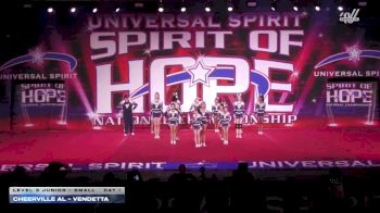 CheerVille AL - Vendetta [2026 L3 Junior - Small Day 1] 2026 Spirit of Hope Grand Nationals