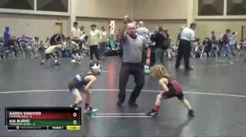 40 lbs Finals (2 Team) - Kaden Vanover, Missouri Gold vs Kai Burns, Tennessee Black