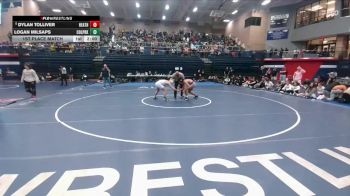 150 lbs 1st Place Match - Dylan Tolliver, Rockwall Heath vs Logan Milsaps, CW College Park