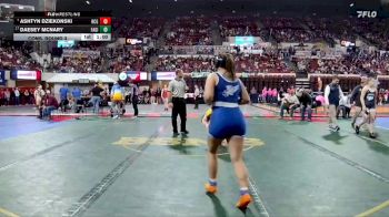 G - 170 lbs Cons. Round 3 - Daesey McNary, Fairfield Girls vs Ashtyn Dziekonski, Helena Capital Girls