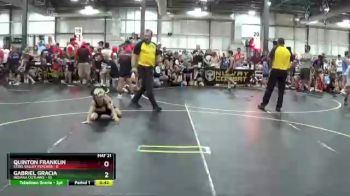 52 lbs Round 2 (6 Team) - Quinton Franklin, Steel Valley Psychos vs Gabriel Gracia, Indiana Outlaws