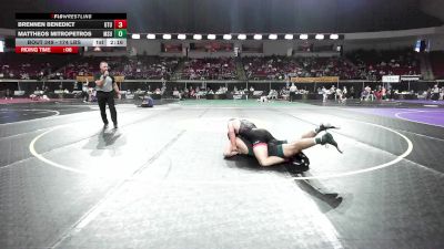 174 lbs Consi Of 32 #1 - Brennen Benedict, Utah Tech vs Mattheos Mitropetros, Michigan State
