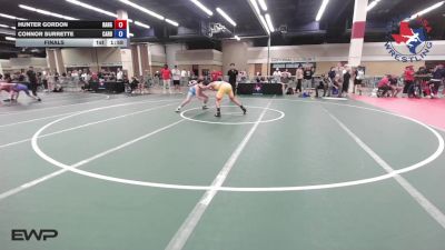 144 lbs Final - Hunter Gordon, Ranger 47 Wrestling Club vs Connor Surrette, Cardinal Wrestling Club