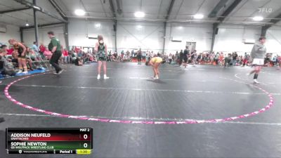 90/95/100 Round 4 - Sophie Newton, GB Wolfpack Wrestling Club vs Addison Neufeld, Unattached