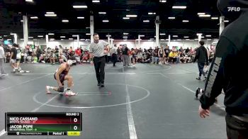 96 lbs Round 2 (8 Team) - Nico Cassano, Bitetto Trained vs Jacob Pope, NC National Team