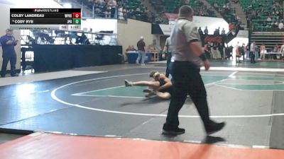 1A-4A 150 Champ. Round 1 - Colby Landreau, White Plains vs Cody Rye, St. John Paul II