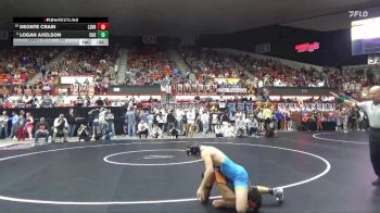 120 lbs Cons. Round 1 - Deonte Crain, Lindsborg-Smoky Valley Hs vs Logan Axelson, Chanute Hs