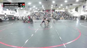126 lbs Cons. Round 2 - Mauricio Moreno Jones, Marshall vs Carlos De Santiago Sanchez, Laguna Hills