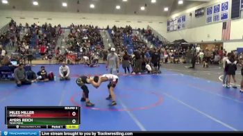 97 lbs Round 2 - Ayers Reich, Team Puma vs Miles Miller, Reign Wrestling
