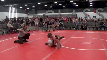 90 lbs Quarterfinals (8 Team) - Chris Metz, Minions Green (GA) vs Caleb Kirk, M2 RED (PA)