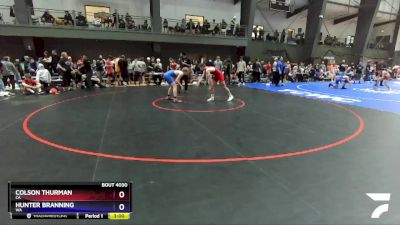 144 lbs Champ. Round 1 - Colson Thurman, CA vs Hunter Branning, WA