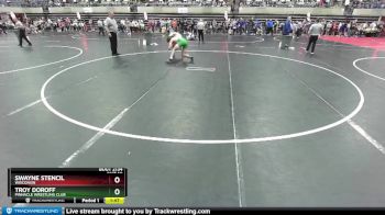 145 lbs Quarterfinal - Swayne Stencil, Wisconsin vs Troy Doroff, Pinnacle Wrestling Club