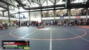 107-117 lbs Semifinal - Jackson Robbins, Rochester Wrestling Club vs Justin Forbes, `D` Wrestling Club