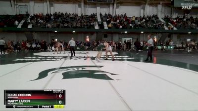 174 lbs Champ. Round 2 - Lucas Condon, Wisconsin vs Marty Larkin, Michigan State