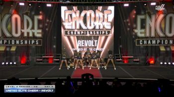 United Elite Cheer - REVOLT [2025 L4 Senior - D2 Day 3] 2025 Encore Grand Nationals