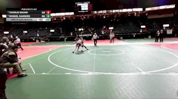 180 lbs 3rd Place Match - Rondel Sanders, Unattached vs Charlie Maiani, CEW1
