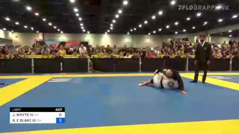 JAMES WHYTE IV vs RONALD E BLAKE III 2022 World Master IBJJF Jiu-Jitsu Championship