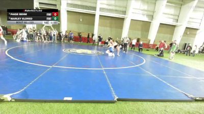 120 lbs Quarterfinal - Paige Behm, East Idaho Elite Wrestling vs Marley Eldred, The Factory Wrestling Club