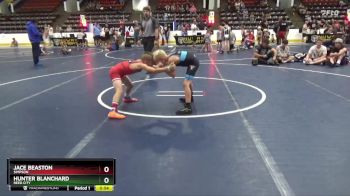 70 lbs 1st Place Match - Hunter Blanchard, Reed City vs Jace Beaston, Simpson