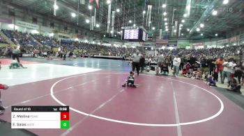 43 lbs Round Of 16 - Zaiden Medina, Pomona Elite vs Eastyn Salas, Antonito