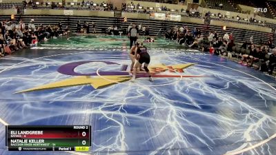 118 lbs Round 2 (4 Team) - Natalie Keller, Raccoon River-Northwest vs Eli Landgrebe, Batavia