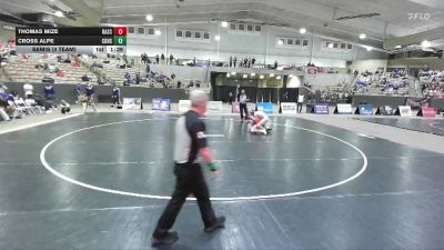 144 lbs Semis (4 Team) - Thomas Mize, Baylor School vs Cross Alpe, Christian Brothers High School