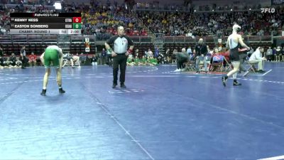 1A-132 lbs Champ. Round 1 - Easton Sonberg, Osage vs Kenny Ness, Graettinger-Terril/Ruthven-Ayrshire