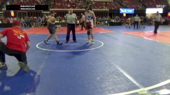 186 lbs Quarterfinal - John Burns, Colstrip Wrestling Club vs Michael Aakre, Bearcats Wrestling Club Helena