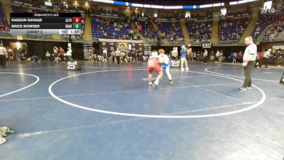 160 lbs Consy 2 - Kaesun Savage, Altoona vs Brice Bowser, Sharpsville