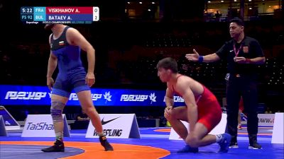 92 kg Repechage #2 - Adlan Bakirsoultanovitch Viskhanov, France vs Ahmed Sultanovich Bataev, Bulgaria