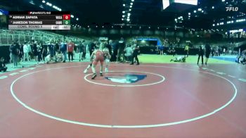 126 lbs Cons. Round 5 - JAMESON THOMAS, Oak Mountain vs Adrian Zapata, Woodland, Cartersville