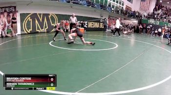 106 lbs Champ. Round 1 - Keegen Tatarowicz, Mayfield vs Brayden Cortese, Howland (Warren)