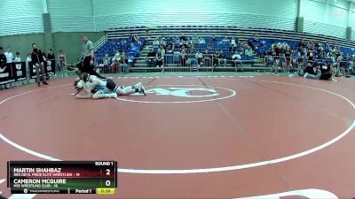 117 lbs Round 1 (6 Team) - Cameron McGuire, HSE Wrestling Club vs Martin Shahbaz, Red Devil Pride Elite Wrestling