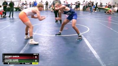 135 lbs Cons. Round 3 - Jeffrey Garcia, Olympia vs Cooper Sager, Massa Wrestling Club