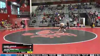 220 lbs Quarterfinal - Julian Perez-Hall, Burlington vs Daniel Sokolik, Fort Madison