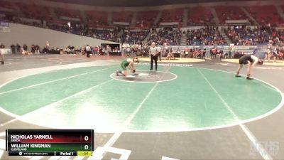 6A-138 lbs Cons. Round 3 - William Kingman, Cleveland vs Nicholas Yarnell, Sandy