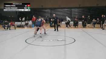 185 lbs 1st Place Match - Teresa Fugal, Albermarle vs Elaina Primozic, West Springfield