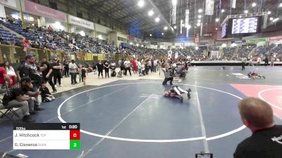 50 lbs Consolation - Jameson Hitchcock, Top Notch WC vs Gabriel Cisneros, Duran Elite
