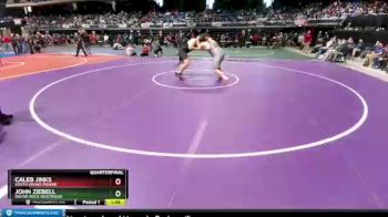 6 lbs Quarterfinal - John Ziebell, Round Rock Westwood vs Caleb Jinks, South Grand Prairie