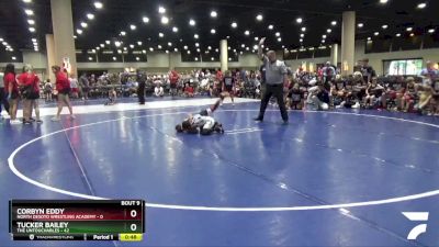 80 lbs Round 3 (8 Team) - Corbyn Eddy, North Desoto Wrestling Academy vs Tucker Bailey, The Untouchables