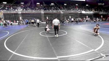 109 lbs Rr Rnd 2 - Salvador Rivas, Top Of The Rock WC vs Dylan Park, Belle Fourche AAU