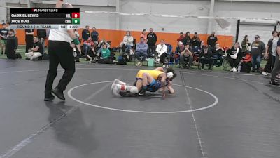 88 lbs Round 1 (10 Team) - Gabriel Lewis, Notre Dame Lions vs Jace Diaz, Contenders WA