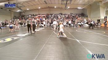 58 lbs Semifinal - Salor Rose, Grove Takedown Club vs Graycie Card, Tulsa Blue T Panthers