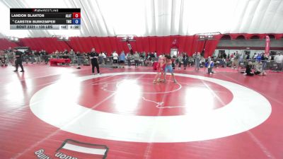 138 lbs Quarters - Landon Blanton, Alber Athletics vs Carsten Burkemper, Team Missouri Select