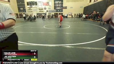 190 lbs Champ. Round 1 - Kalub Lamb, West Valley (Yakima) vs Jay Knutsen, Ellensburg