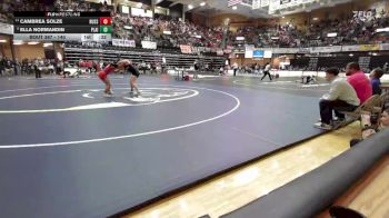 140 lbs 3rd Place Match - Cambrea Solze, Russell HS vs Ella Normandin, Plainville HS