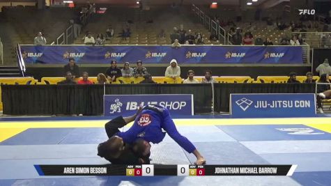Johnathan Michael Barrow vs Aren Simon Besson 2026 Pan Jiu Jitsu IBJJF Championship