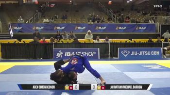 Johnathan Michael Barrow vs Aren Simon Besson 2026 Pan Jiu Jitsu IBJJF Championship