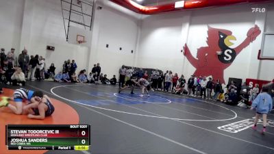 87 lbs 1st Place Match - Joshua Sanders, Red Cobra WA vs Stevan Todorcevic III, Highland Wrestling Club